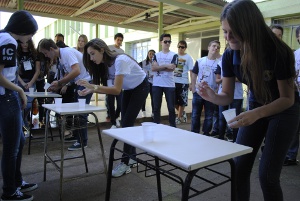 Gincana após treinamento. Foto Jessyca Bolzan