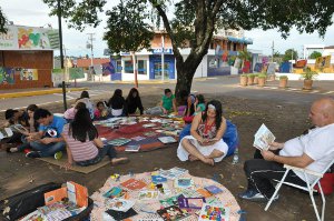 Intervenção do ponto no largo Alfredo Westphalen em Palmeira das Missões Foto Priscila Devens