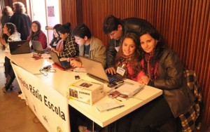 Alunos participantes do Projeto Rádio na Escola