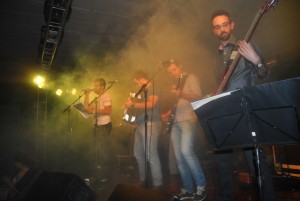 Imagem da banda  Vanera Rock, durante a Agrofet. Foto: Eveline Drescher.