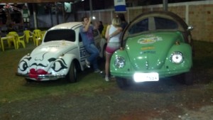 Nova atração da Oktoberfest deixa o público curioso e rende várias fotos. Fotos: Michélli Bokorni.
