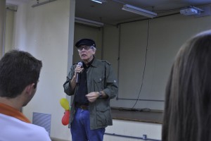 Antonio Brasil em palestra a estudantes da UFSM-FW