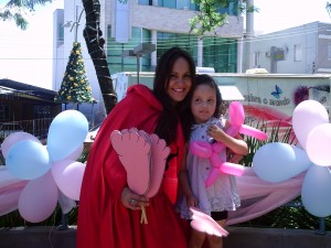 As crianças presentes no evento  puderam se divertir com os personagens da  literatura infantil  Foto: Roselle dos Santos