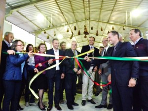 Autoridades inauguraram novo pavilhão construído para exposição de produtos da agricultura familiar