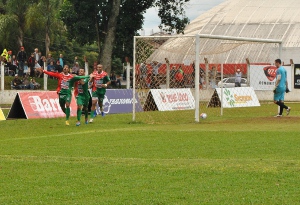 Macaíba, o homem-gol do União. Foto: Dayana Giacomini