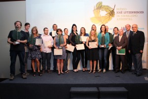 Ganhadores do prêmio José Lutzenberg de Jornalismo Ambiental