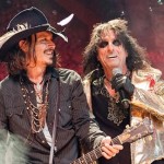 Alice Cooper e Johnny Deep comandam o The Hollywood Vampires Foto: Disponívem em http://www.europafm.com/clipping/2015/02/19/00278/31.jpg