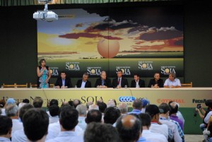 Fórum Nacional da Soja reuniu agricultores e interessados na área Foto: Eduarda Wilhelm Possenti