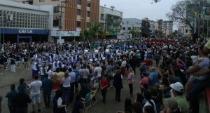 Milhares de pessoas celebraram o patriotismo no centro de Frederico Westphalen. Foto: Rosiane Zanovello