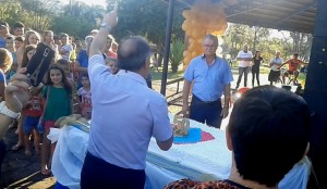 Capital da cuia comemora Jubileu de Ouro com atividades na praça municipal (foto: Cíntia Henker)